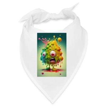Zombie Frozen - Bandana - Weiß - Vorne