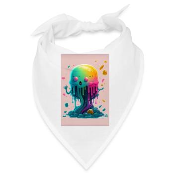 Zombie Frozen - Bandana - Weiß - Vorne