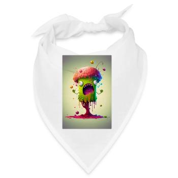 Zombie Frozen - Bandana - Weiß - Vorne