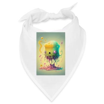 Zombie Die Eiskönigin - Bandana - Weiß - Vorne