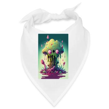 Zombie Die Eiskönigin - Bandana - Weiß - Vorne