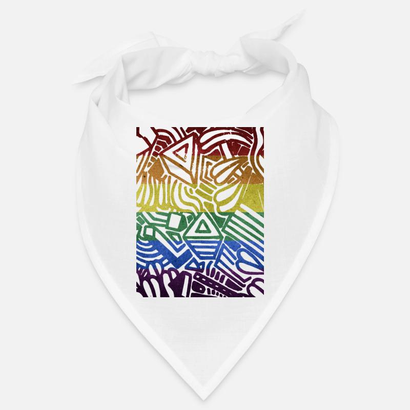 Impression géométrique Bandana