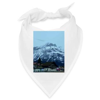 Swiss Mountains - Grindelwald Valley - Bandana - Weiß - Vorne