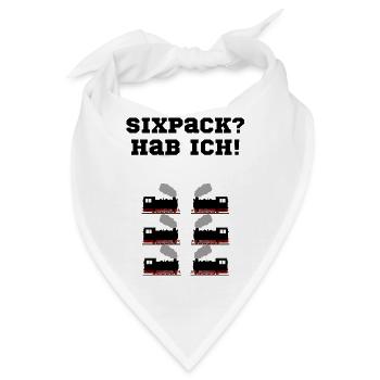 eisenbahn sixpack modelleisenbahn - Bandana - Weiß - Vorne
