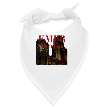 Berlin City Wolkenkratzer - Bandana - Weiß - Vorne