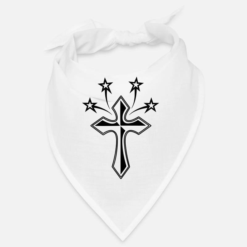 Kreuz mit vier Sternen Bandana