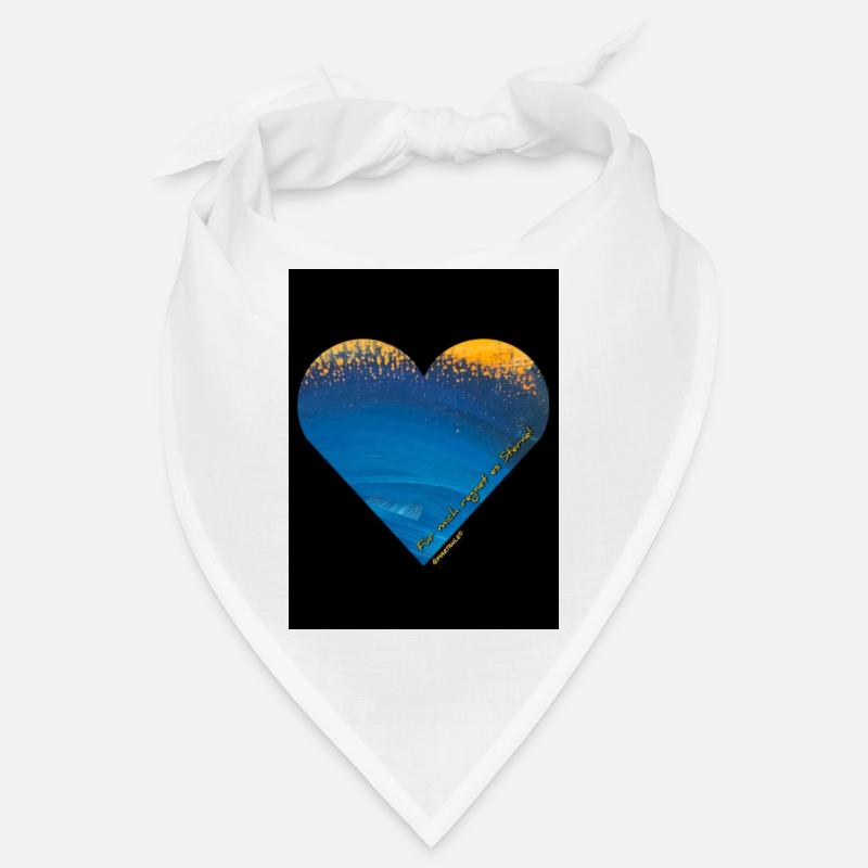 Für mich regnet es Sterne - Herz Bandana