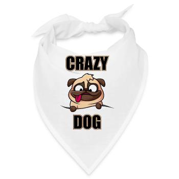 Crazy Dog - Bandana - Weiß - Vorne