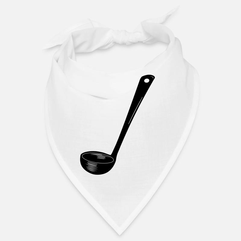 Cuillère à soupe transparente Bandana