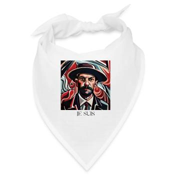 Mr. JE SUIS - Bandana - Weiß - Vorne