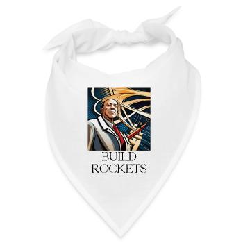 Mr. ROCKET - Bandana - Weiß - Vorne