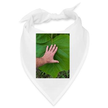 Die Hand am Leben - Bandana - Weiß - Vorne