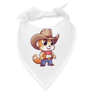 Wild West Nussjäger - Bandana - Weiß - Vorne