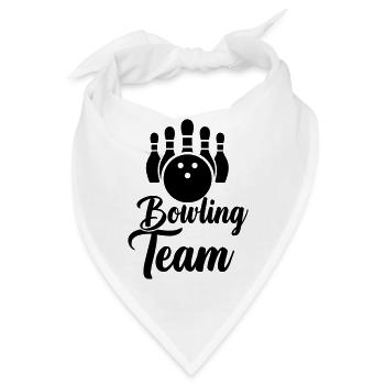bowling team - Bandana - Weiß - Vorne