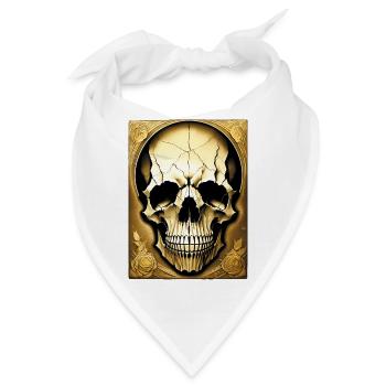 skull - Bandana - Weiß - Vorne