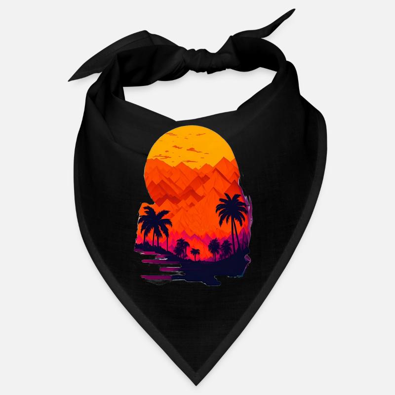 Coucher de soleil dans le désert Bandana