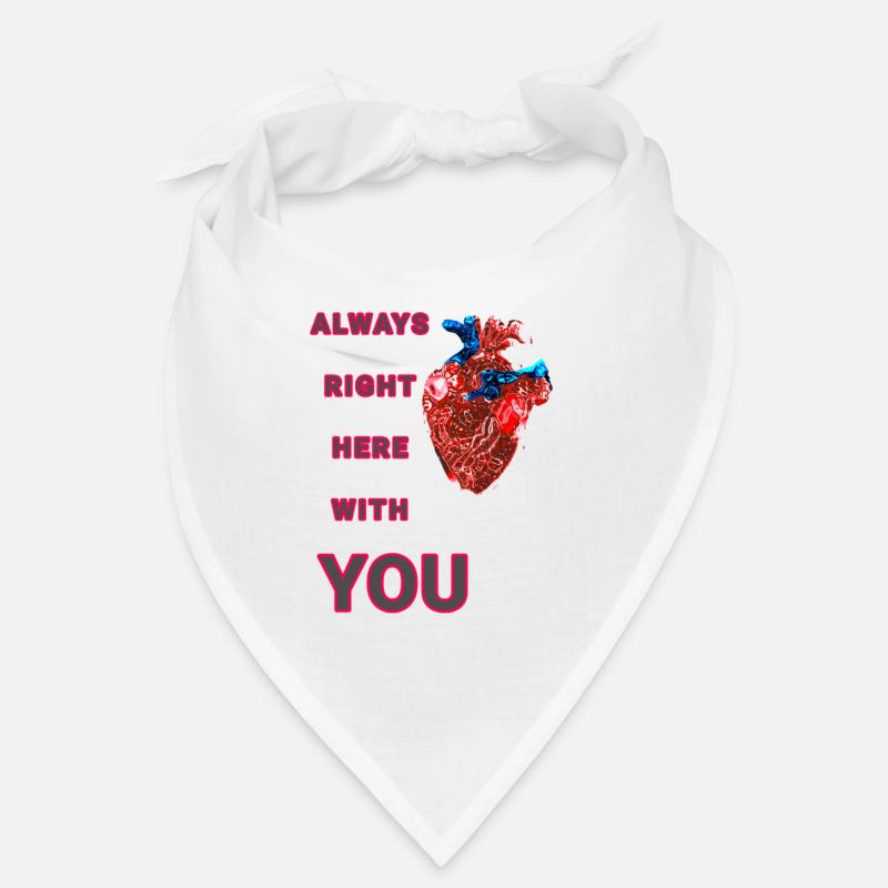 Anatomisches Herzdesign Bandana