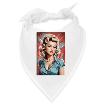 Pinup - Bandana - Weiß - Vorne