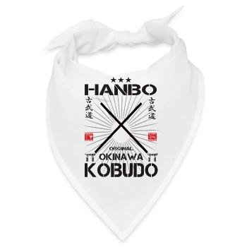 Hanbo die Kunst der Verteidigung im Okinawa Stil - Bandana - Weiß - Vorne