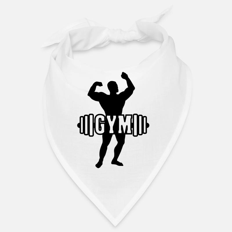 Bodybuilder image image logo gym Bandana