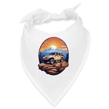 Geländewagen 4x4 - Bandana - Weiß - Vorne