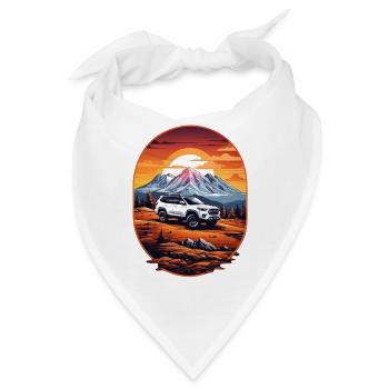 Geländewagen 4x4 - Bandana - Weiß - Vorne