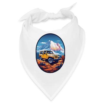 Geländewagen 4x4 - Bandana - Weiß - Vorne