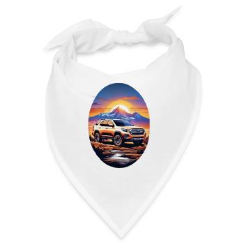 Geländewagen - Bandana - Weiß - Vorne