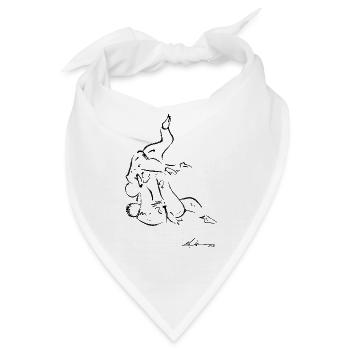 TOMOE NAGE - REIFENWURF - Bandana - Weiß - Vorne