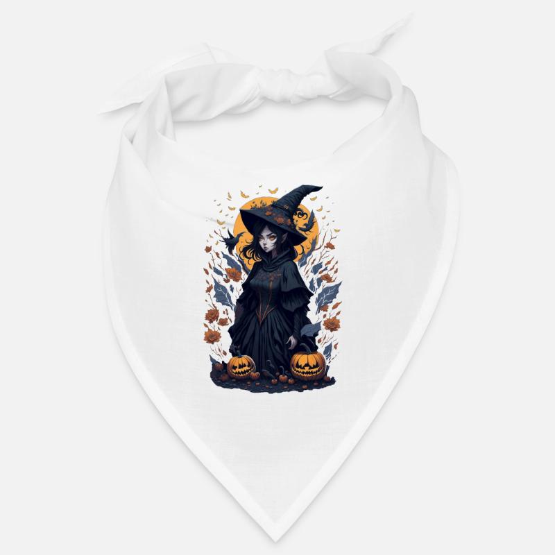 Bewitching Night: Halloween Black Witch Bandana