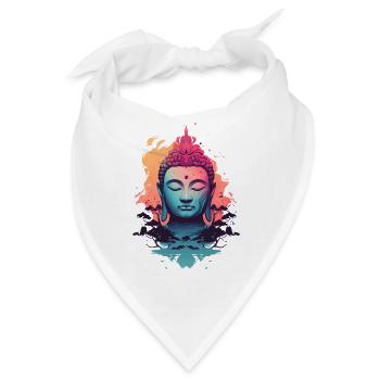 Buddha - Bandana - Weiß - Vorne