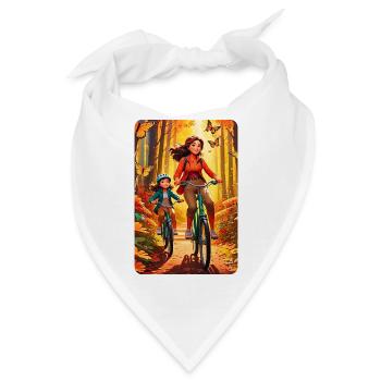 personalisiertes Design-Muttergeschenk - Bandana - Weiß - Vorne