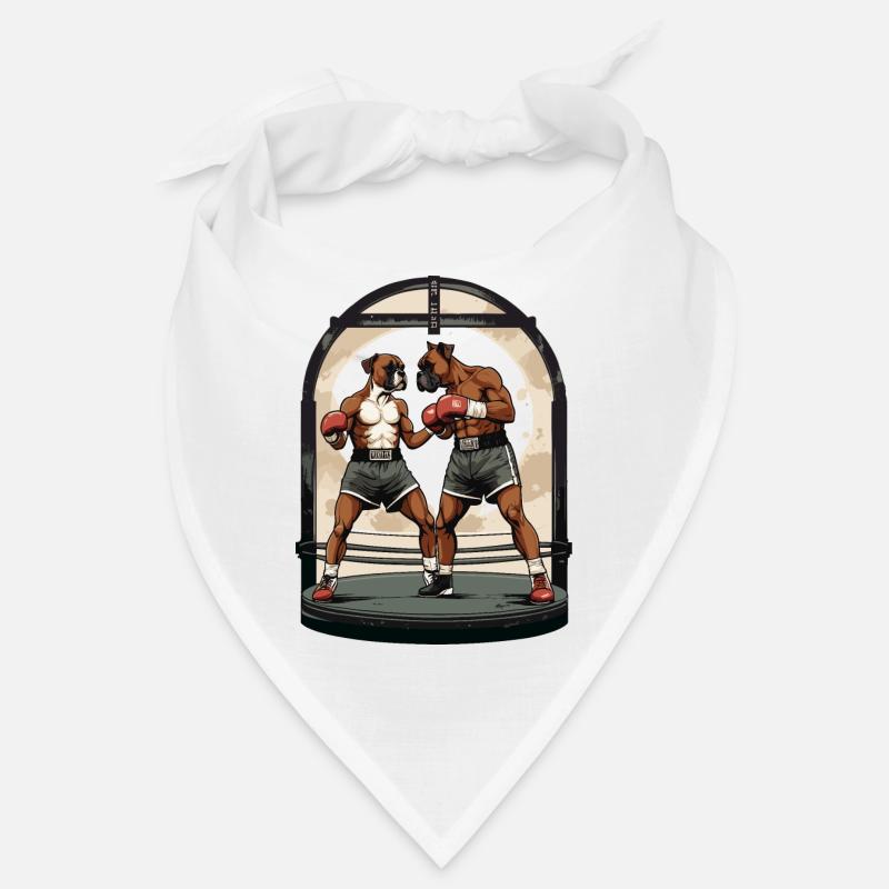 Hunde im Boxring Bandana