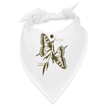 Schwalbenschwanz Schmetterling -Variant - Bandana - Weiß - Vorne