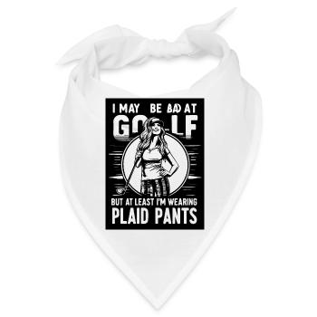 Plaid Pants - Bandana - Weiß - Vorne