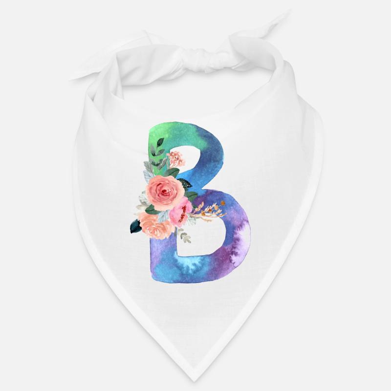Buchstabe b Aquarell Bandana
