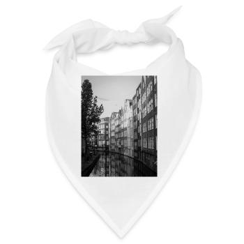 Amsterdam Kanal - Bandana - Weiß - Vorne