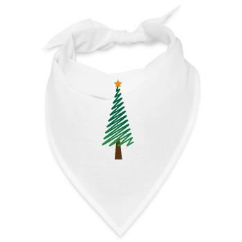 Frohe weihnachten Frohe weihnachten Frohe weihnach - Bandana - Weiß - Vorne