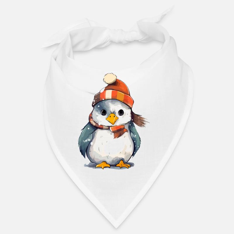 Oki der Weihnachtspinguin Bandana