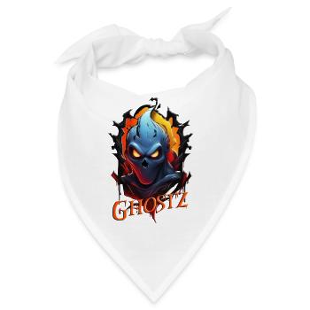 Ghostz – Dark Wraith - Bandana - Weiß - Vorne
