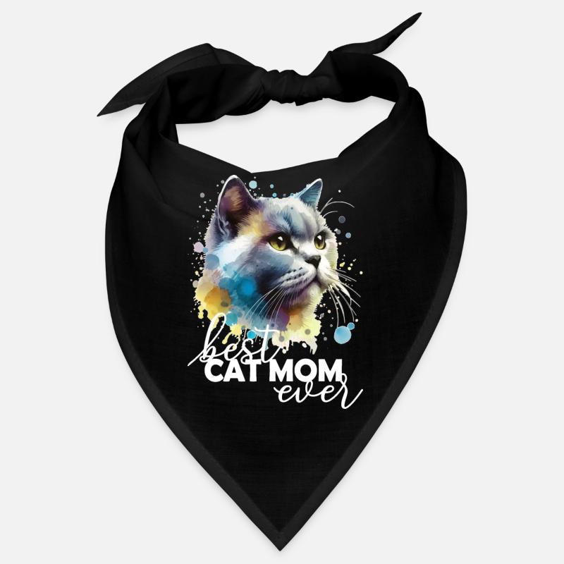 Best Cat Mom Beste Katzenmama Bandana