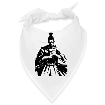 Samurai - Bushido - Bandana - Weiß - Vorne