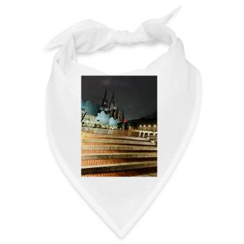 Kölner Dom - Bandana - Weiß - Vorne