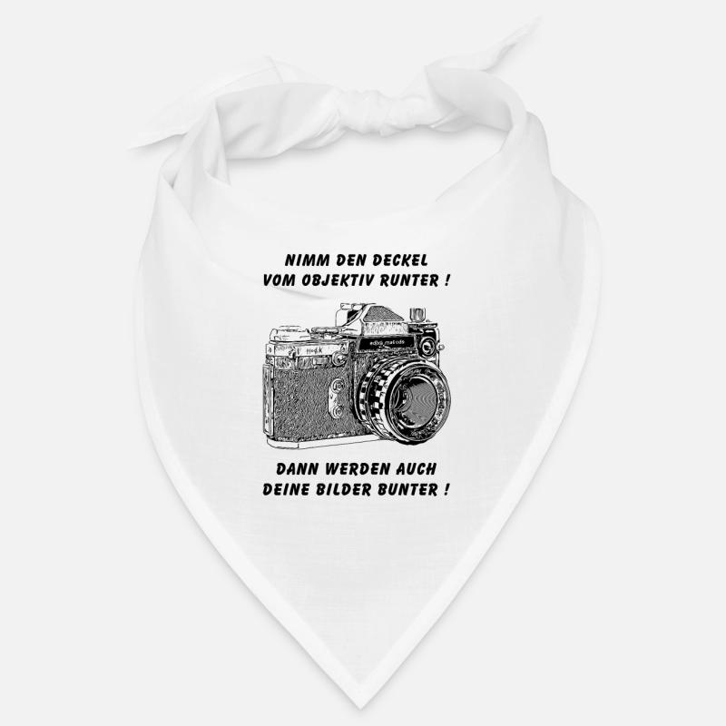 Kamera mit Spruch Bandana