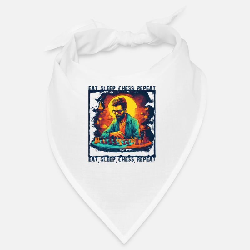 MANGER DORMIR ÉCHECS RÉPÉTER Bandana