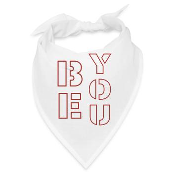 Be you - Bandana - Weiß - Vorne