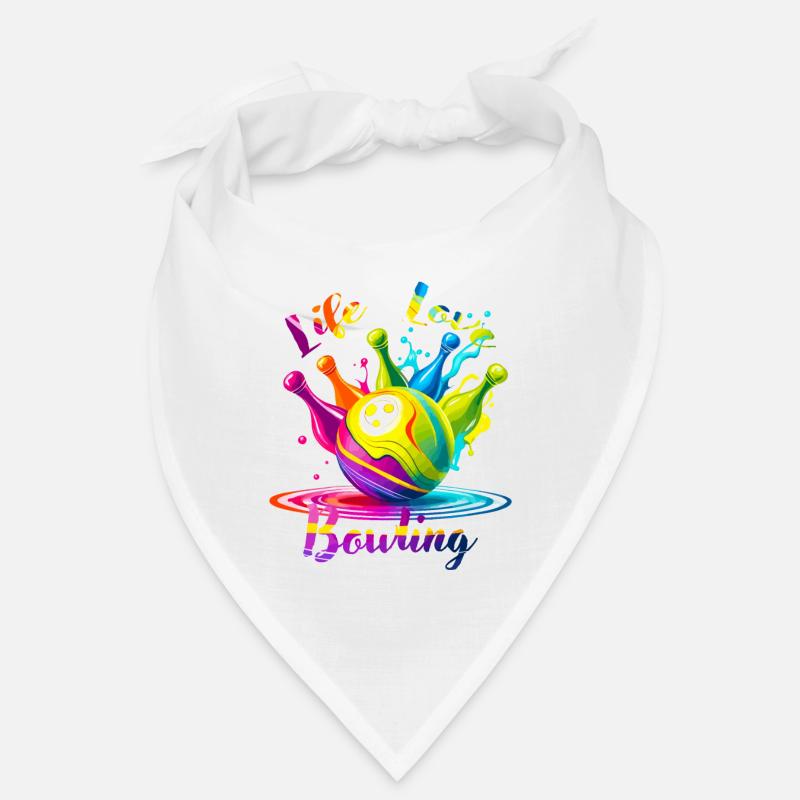 Leben Liebe Bowling Bandana