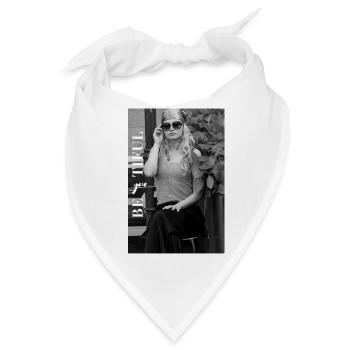 you beautiful - Bandana - Weiß - Vorne
