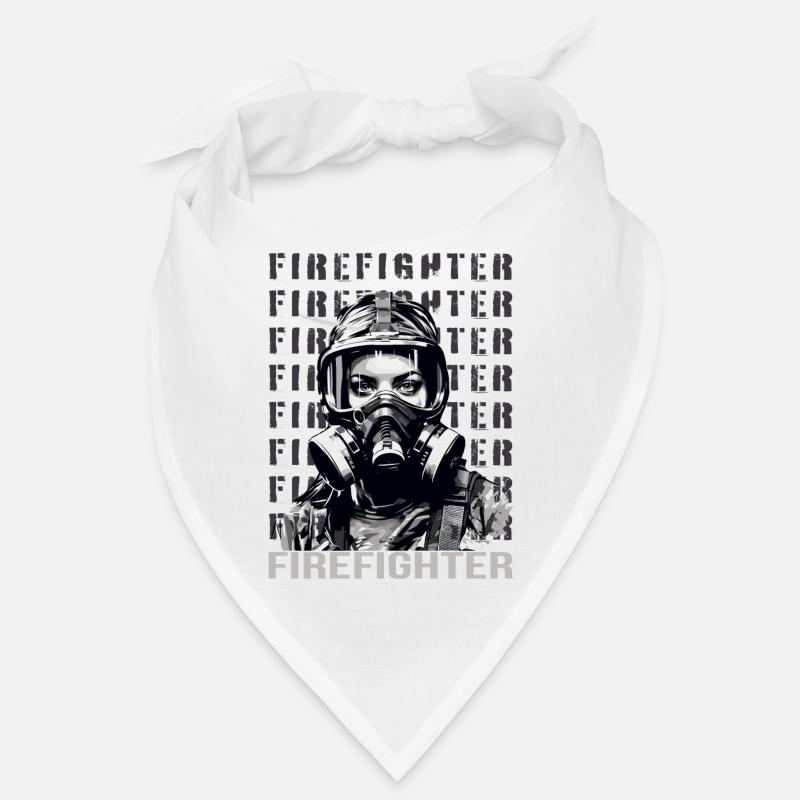 Firefighter - Bandana - Weiß
