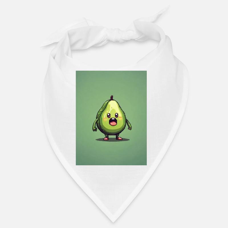 Pixelart Avocado Bandana